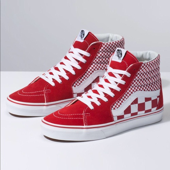 mixed checker vans